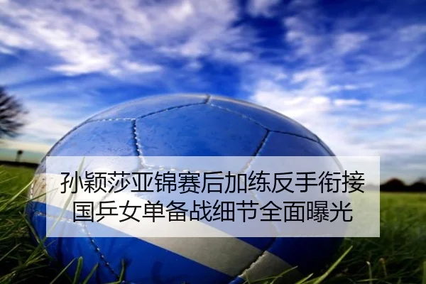 孙颖莎亚锦赛后加练反手衔接 国乒女单备战细节全面曝光 - ACMilanSports